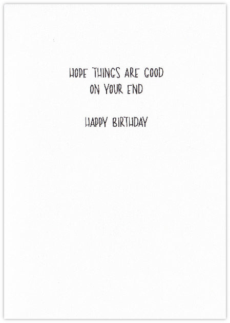 Butt Ox - Funny Birthday Card