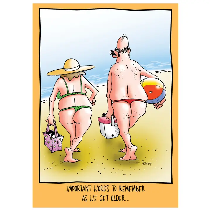 Two Thongs - Humor Birthday Card