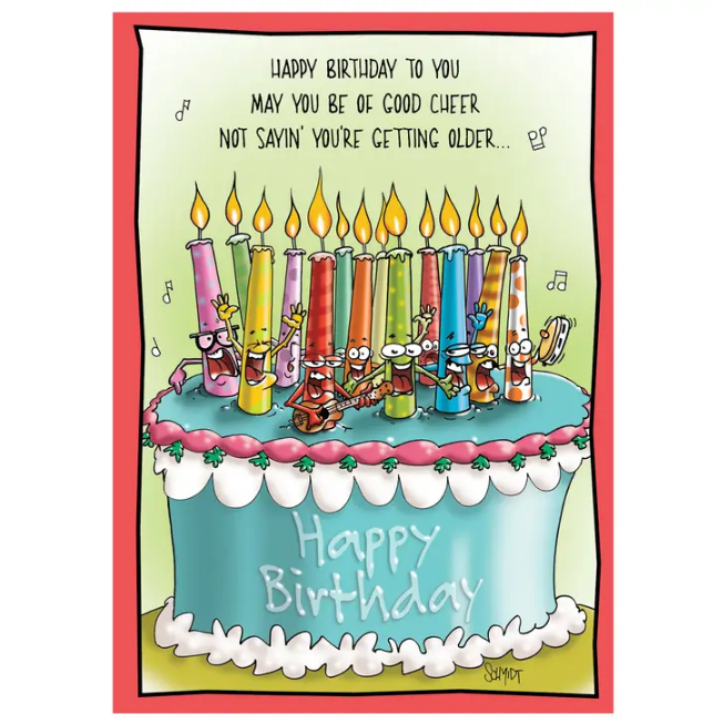 Singing Candles - Funny Birthday Card