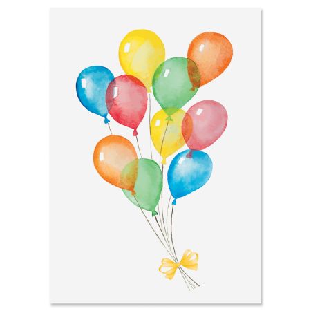 Birthday Balloons Card