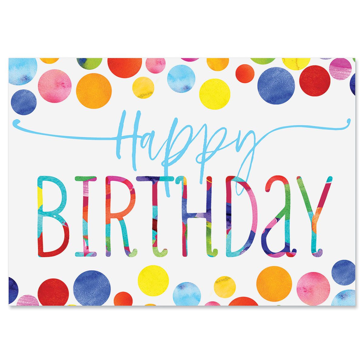 Colorful Birthday Card