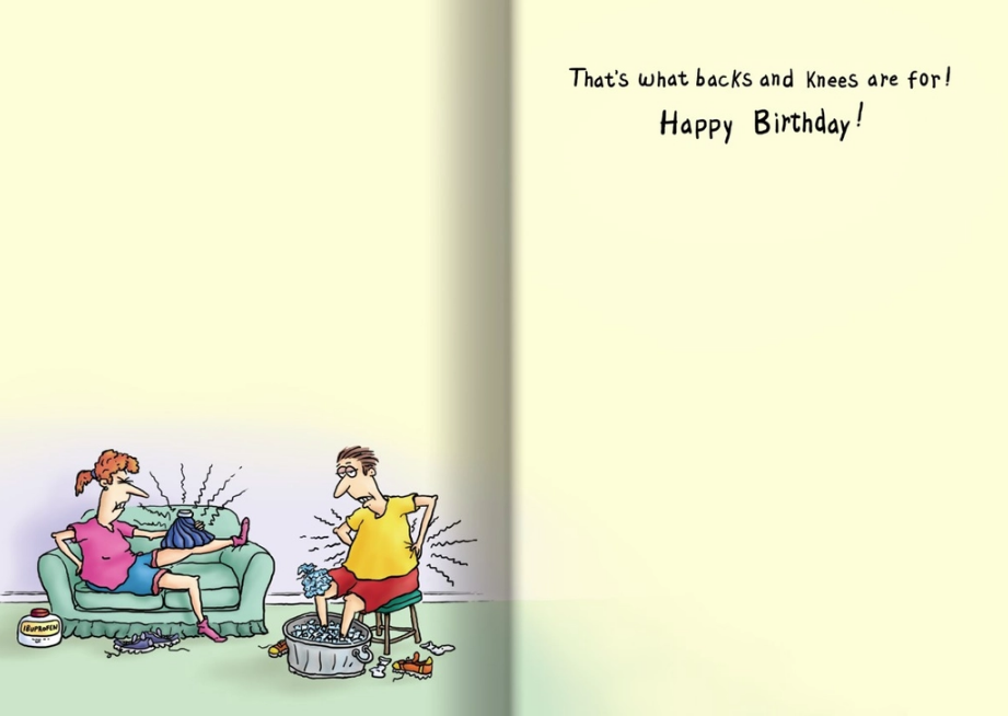 Runners - Humor Birthday Card