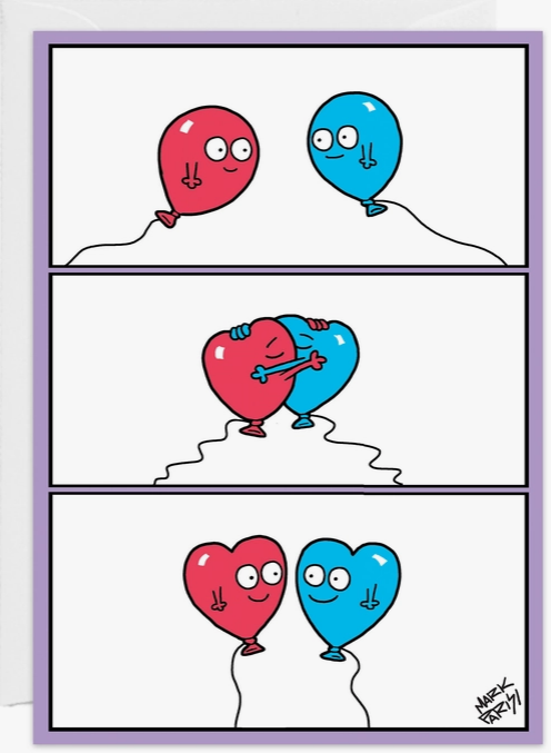 Balloons - Anniversary Card