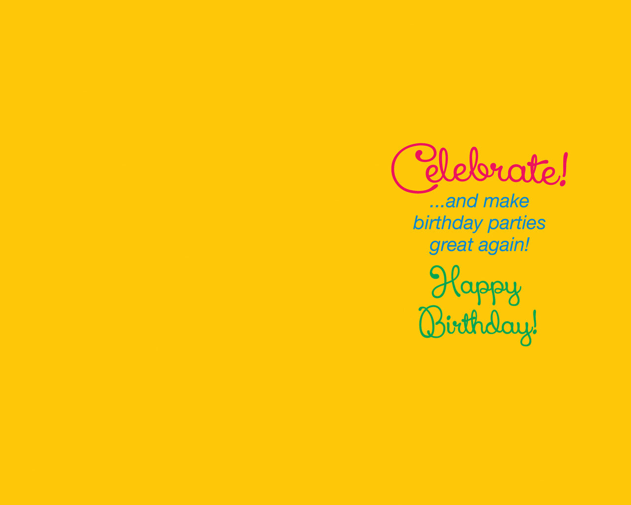 Happy Birthday Card