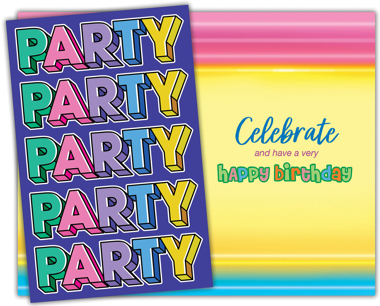 Party Happy Birthday Card