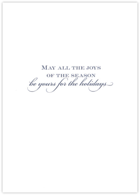 Holiday Village Happy Holidays Card