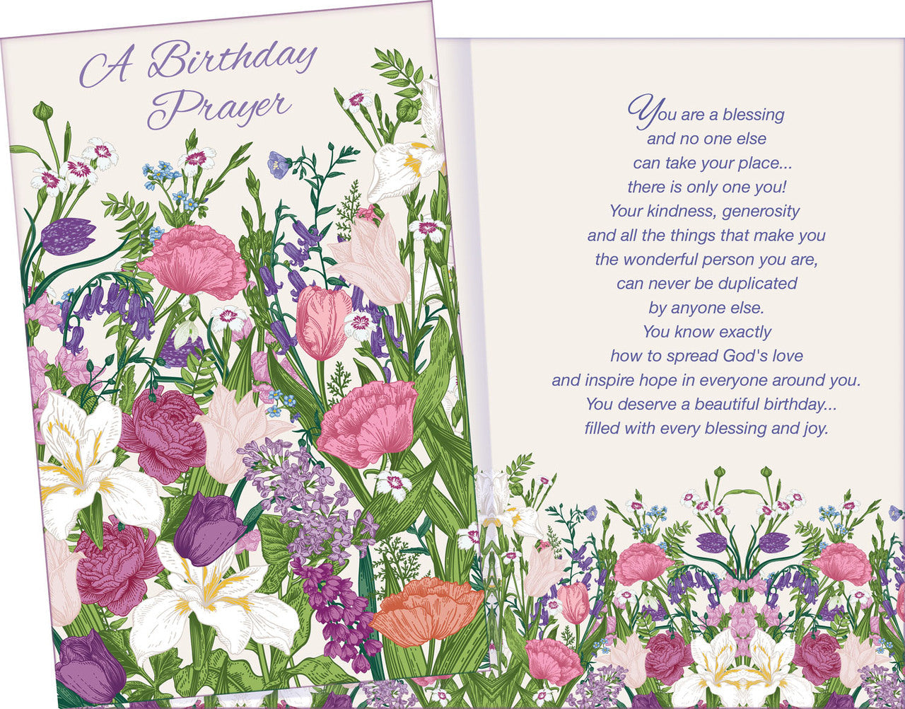A Birthday Prayer Card