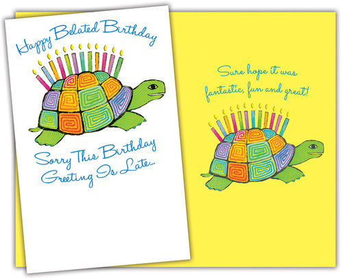 Happy Belated Birthday Card