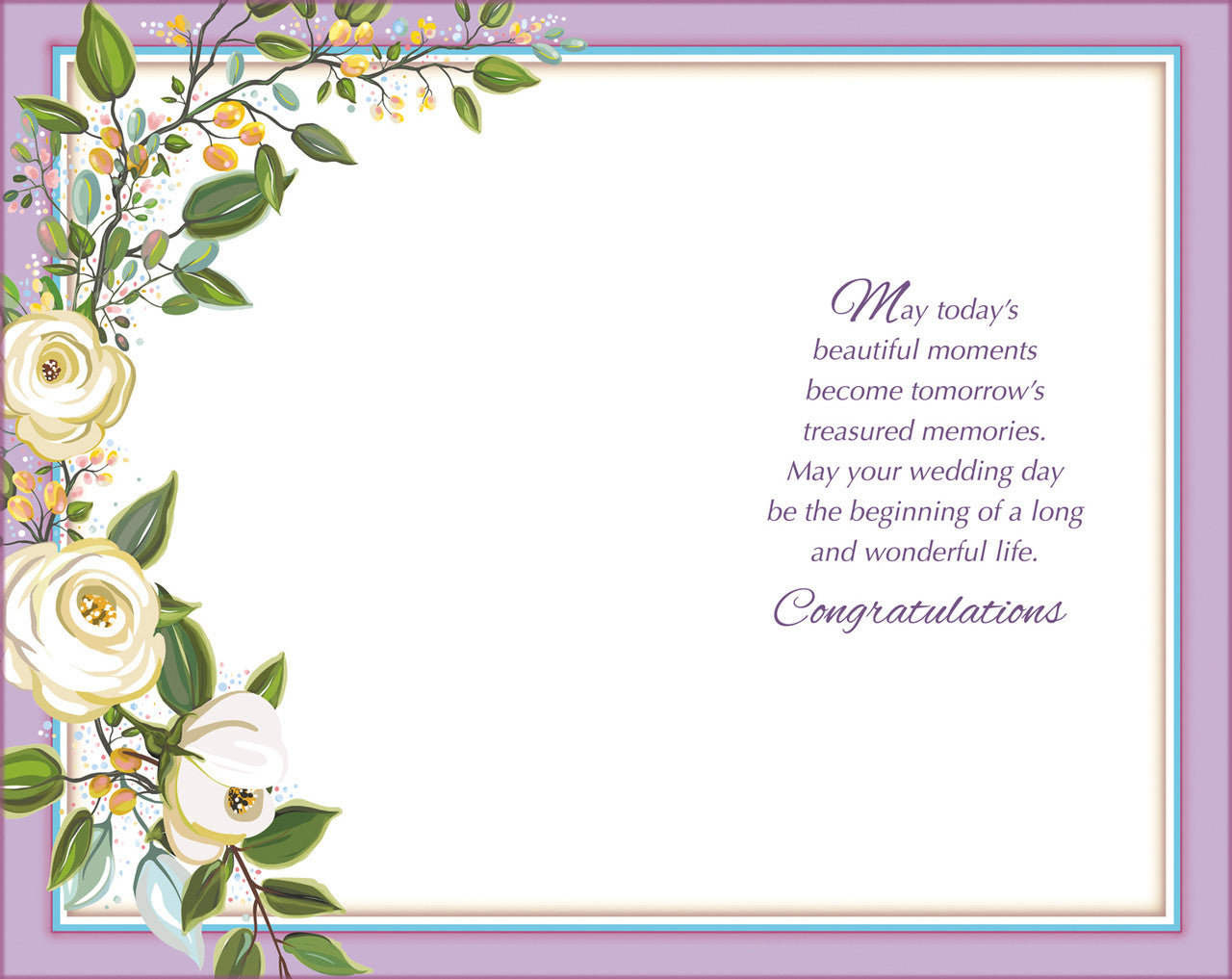 For the Bride and Groom - Wedding Card