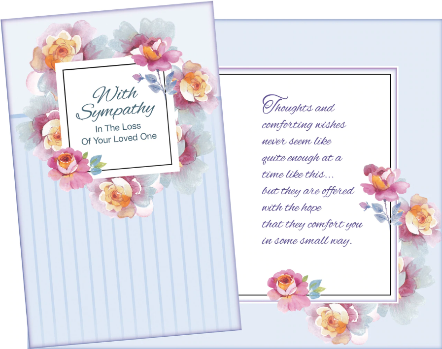 With Sympathy Card