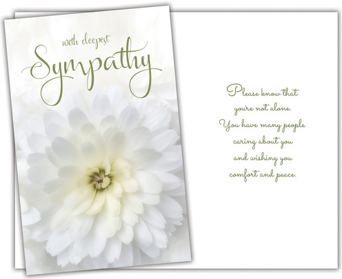 With Deepest Sympathy Card