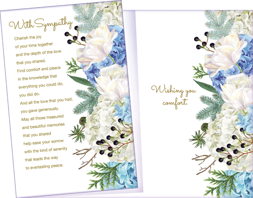 With Sympathy Card