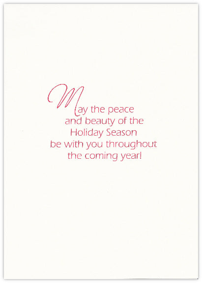 Cardinal Cheer Happy Holiday Card