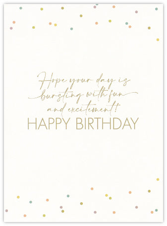 Party Time - Birthday Card