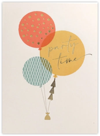 Party Time - Birthday Card