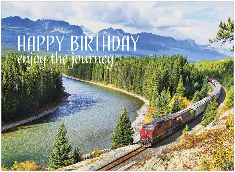 Happy Birthday Enjoy the Journey - Card