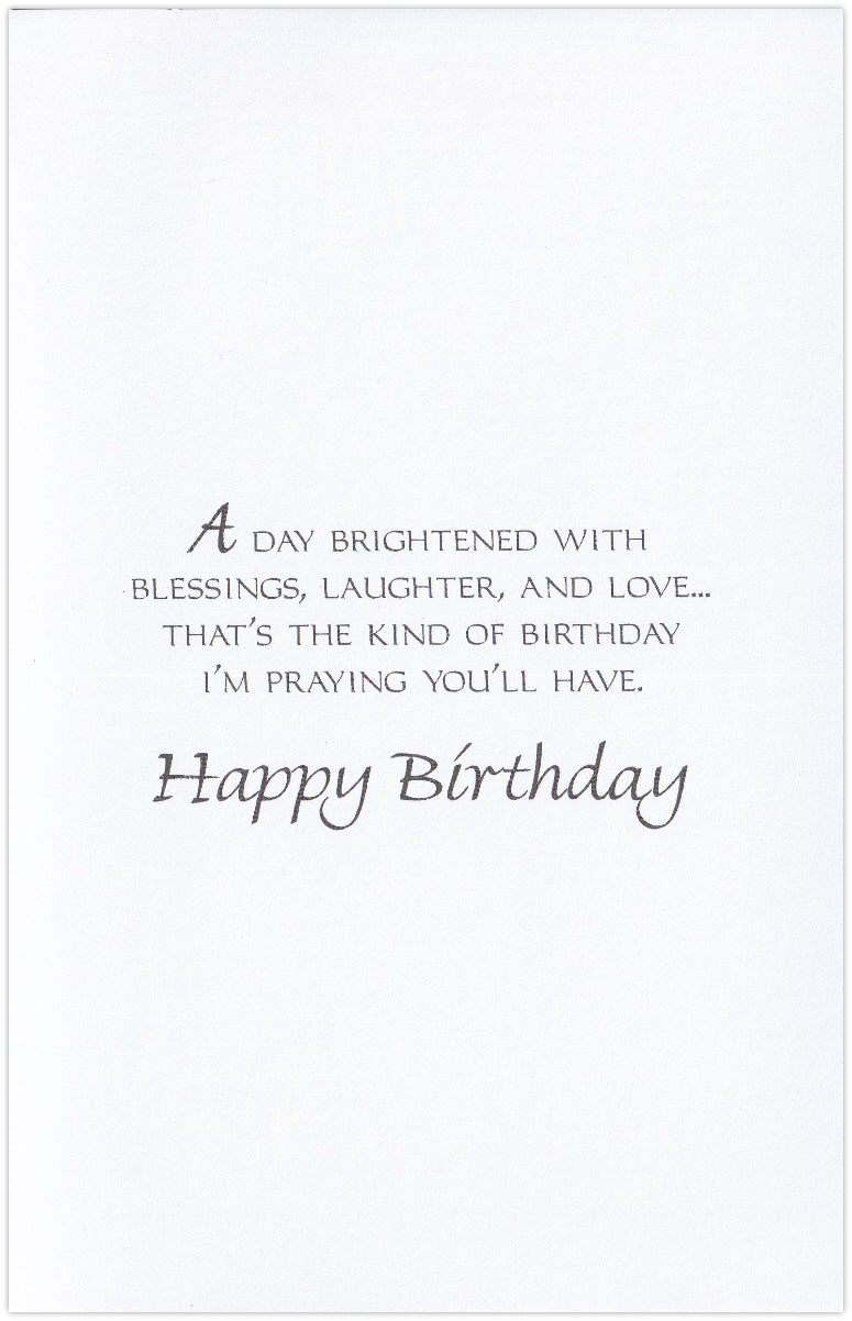 A Birthday Prayer Card