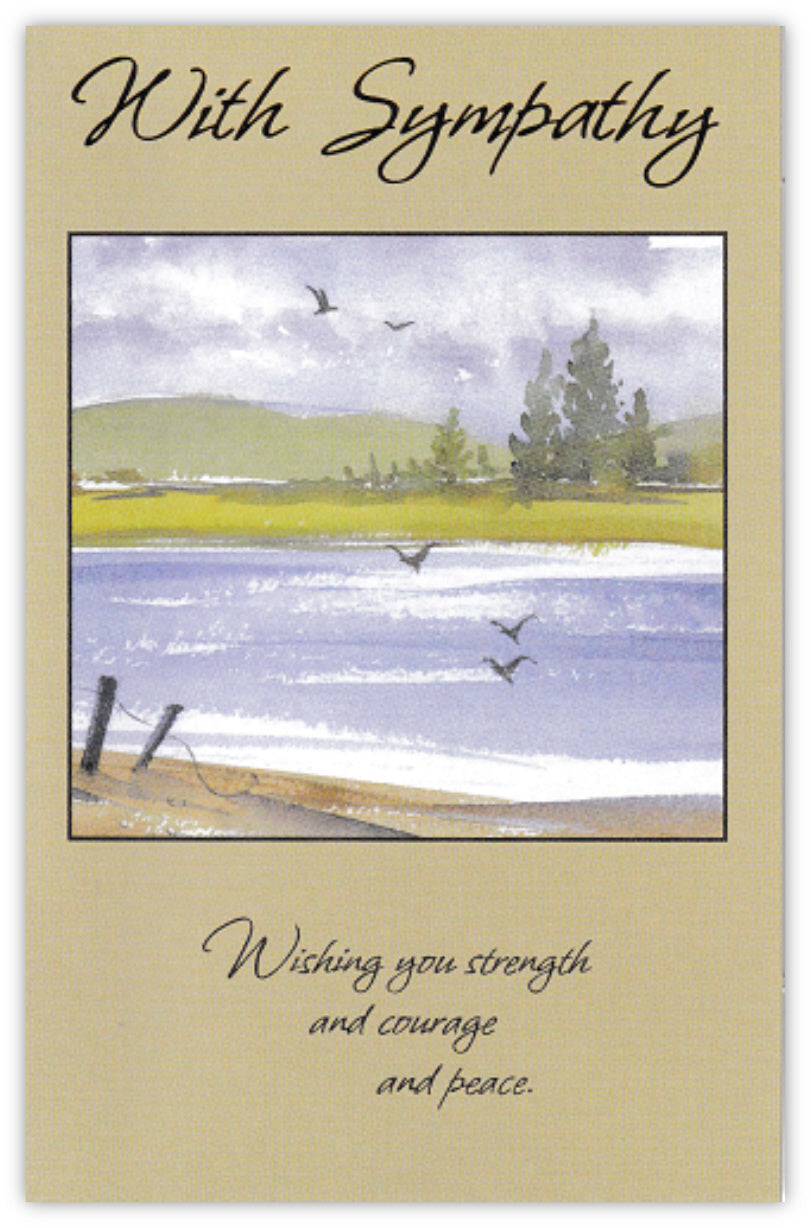 With Sympathy Card
