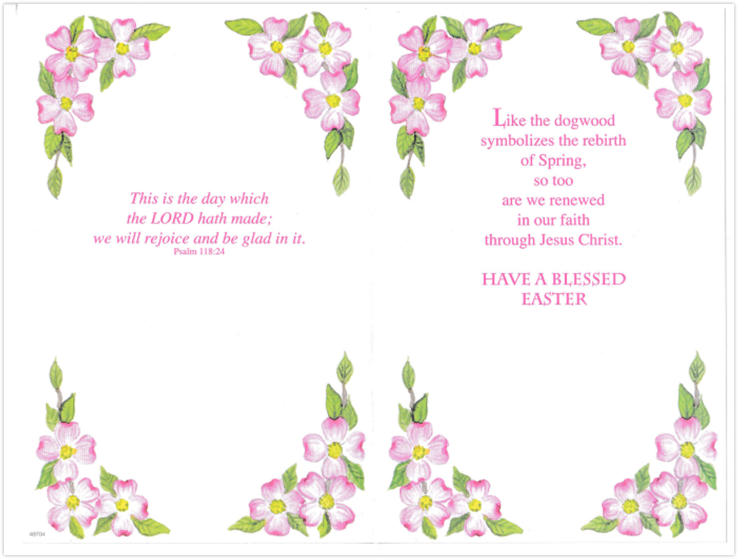 Blessed Easter Wishes Card