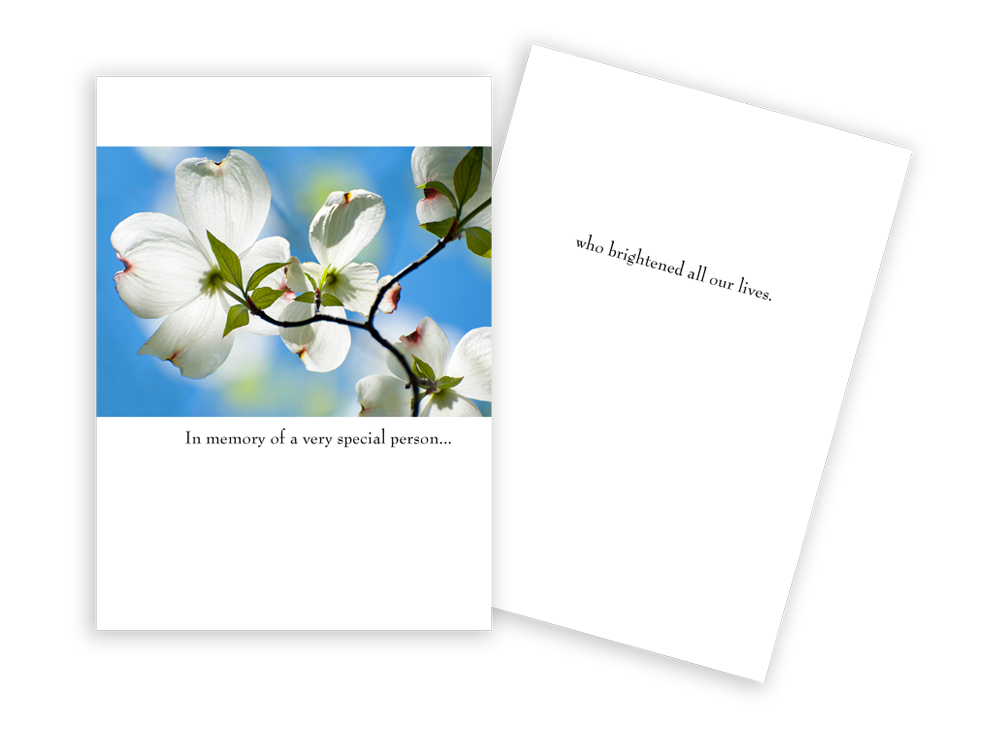 In Memory - Sympathy Card