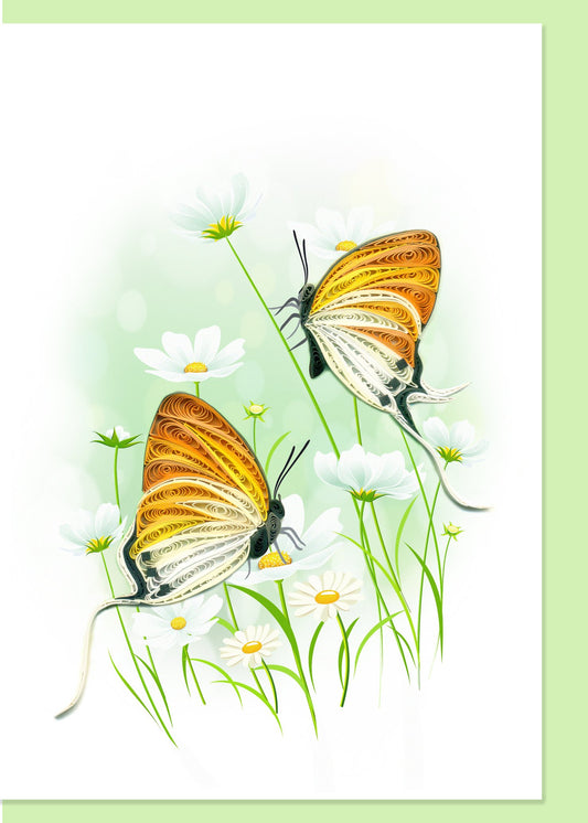 Great Imperial Butterflies Quilling Card