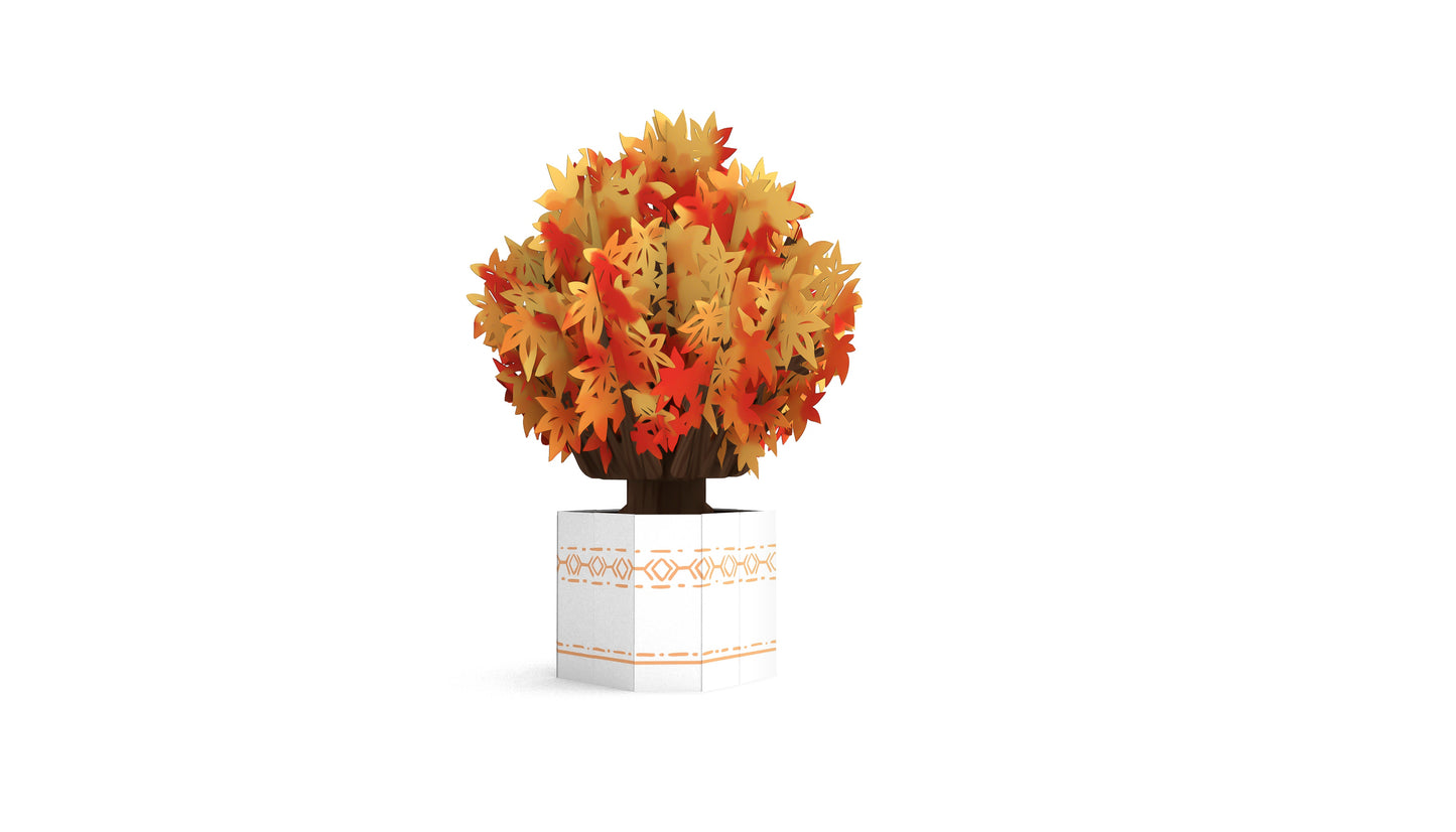 Maple Foliage Bouquet Pop-Up Card