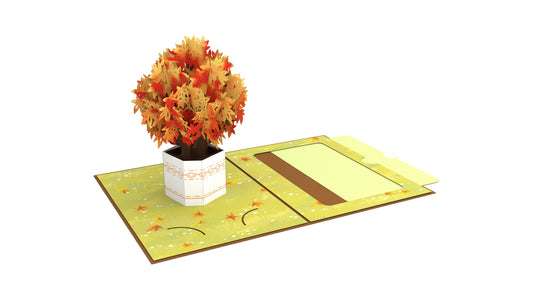 Maple Foliage Bouquet Pop-Up Card