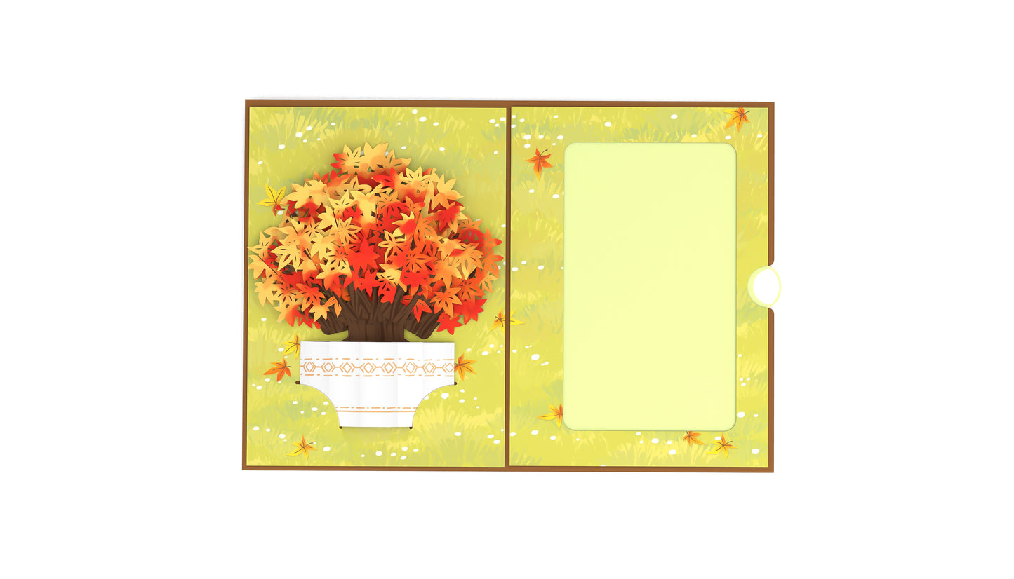 Maple Foliage Bouquet Pop-Up Card