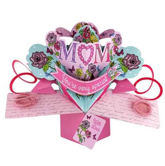 Mom You're Very Special Mother's Day Pop-Up Card