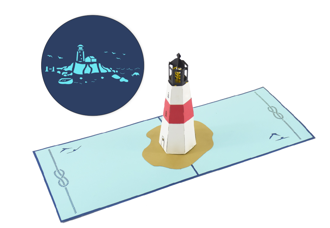Lighthouse Pop-Up Card