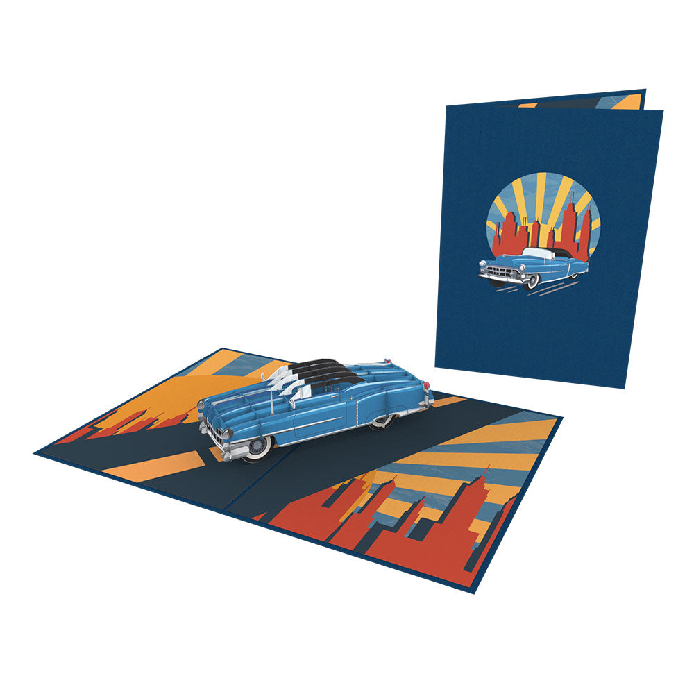 Classic Car Pop-Up Card