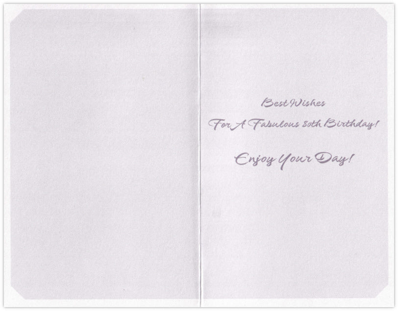 Happy 80th Birthday To You! Card
