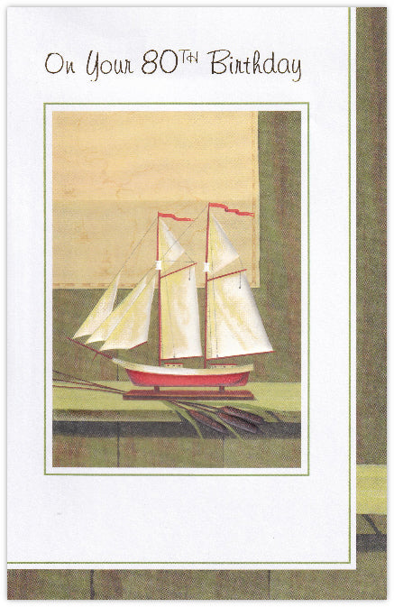 On Your 80th Birthday Card