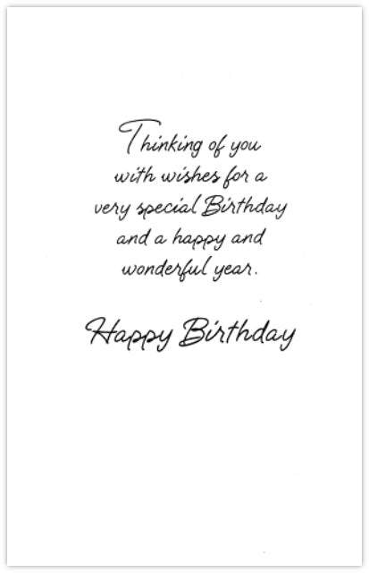 Birthday Wishes Card