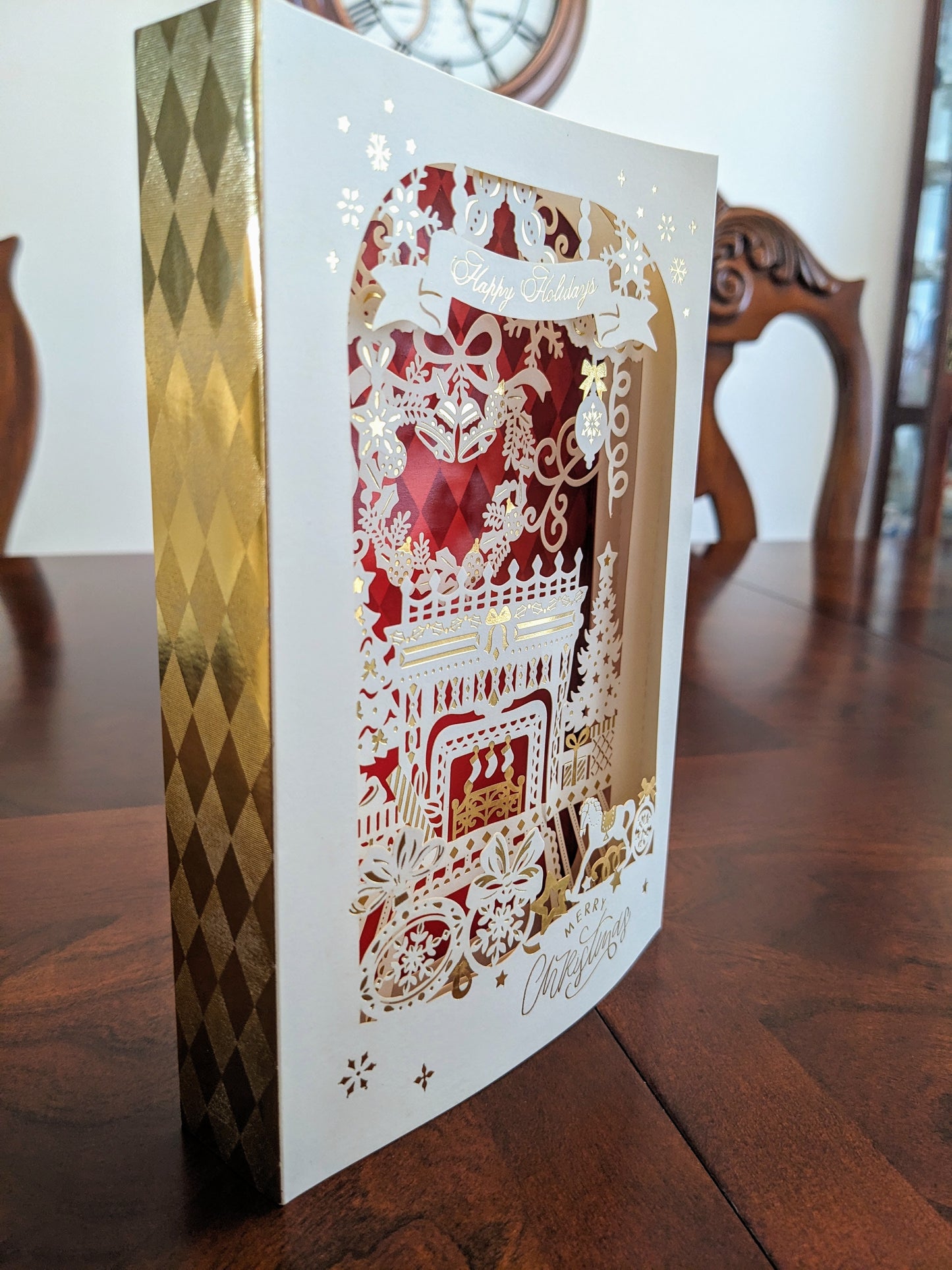 Merry Christmas - Deck the Halls - Theater Pop-Up Card