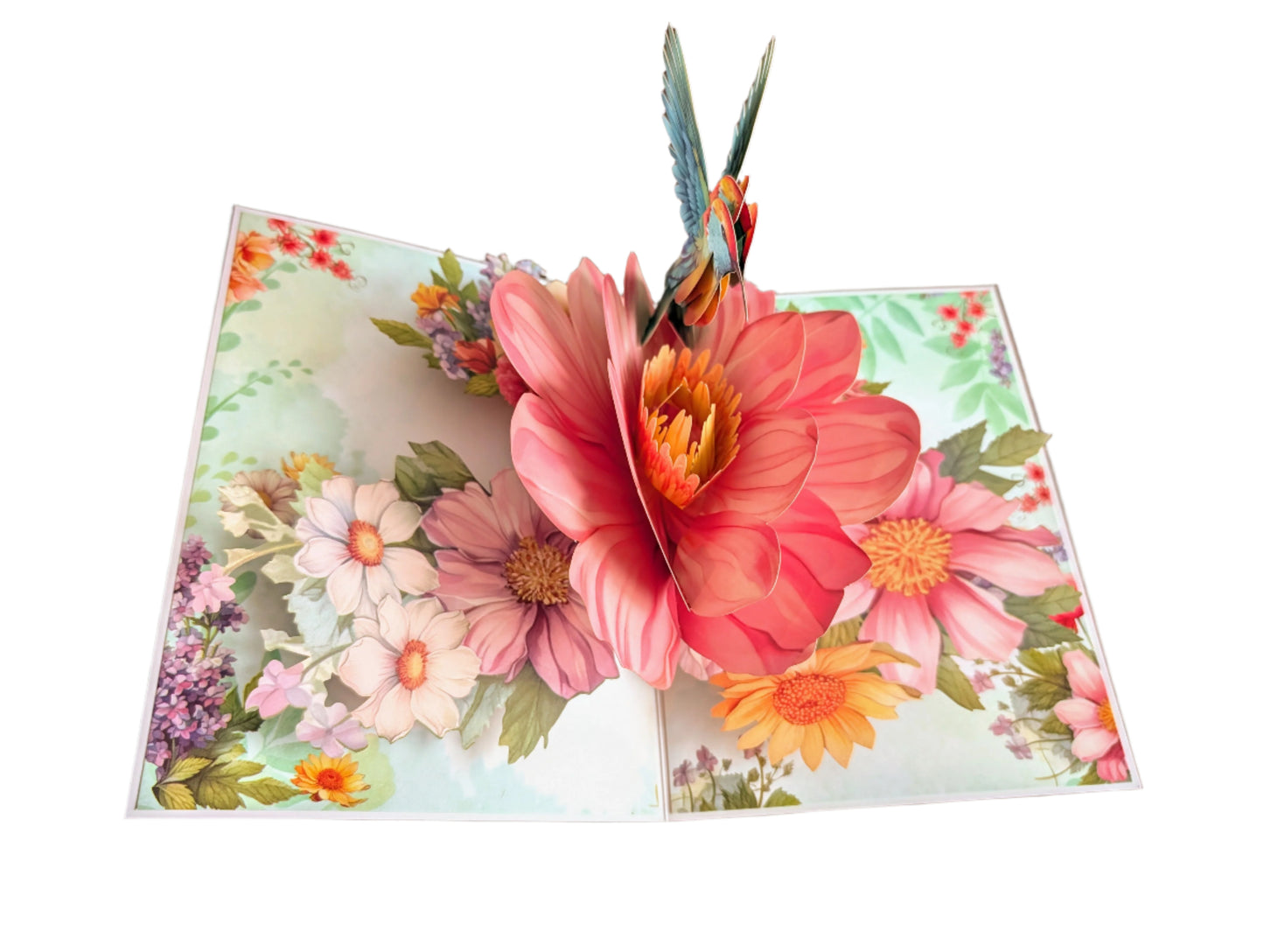 Royal Hummingbird Pop-Up Card