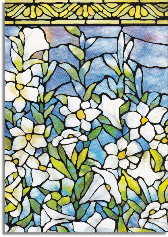 Tiffany - Lilies - Blank Note Card