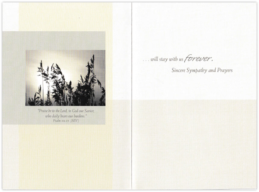 Sincere Sympathy and Prayers Card