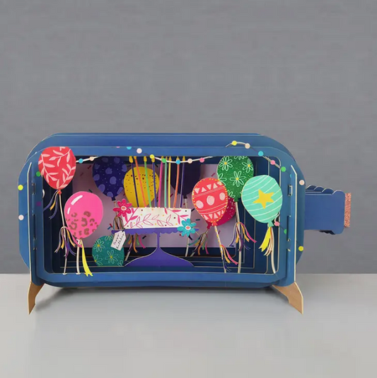 Message in a Bottle - Birthday Party Pop-Up Card