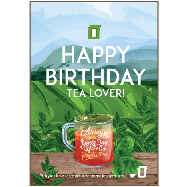 TeaCard - Happy Birthday A Magic Cup of Tea