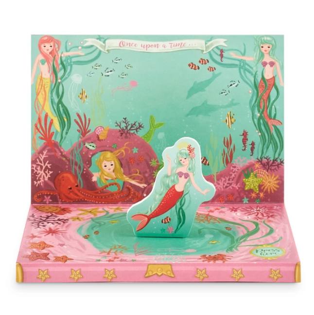 Mermaid Adventures Music Box Card