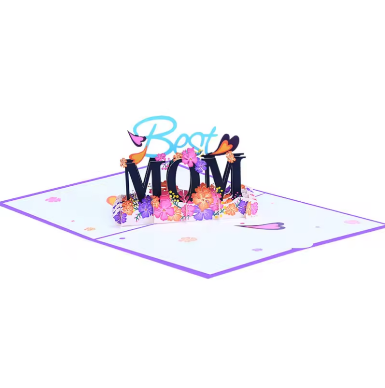 Best Mom Mother's Day Pop-Up Card