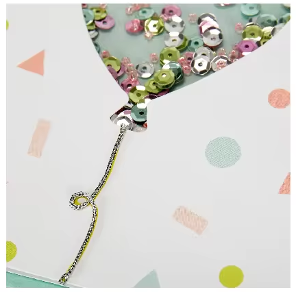 Shake Card - Happy Birthday Balloon