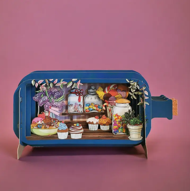 Message in a Bottle - Sweet Shop Pop-Up Card