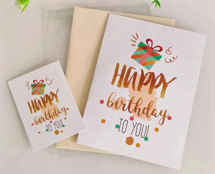 Blow Out the Candle Birthday Glitter - Lights and Sound Pop-Up Card