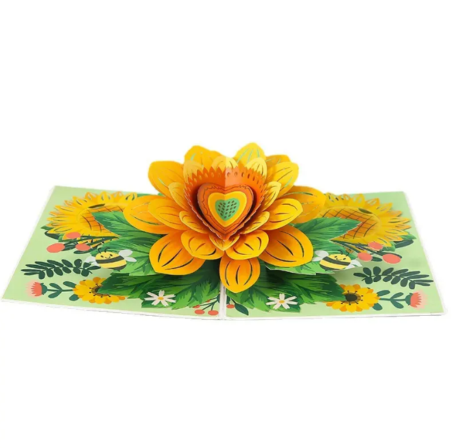 Bright Sunflower Pop-Up Card