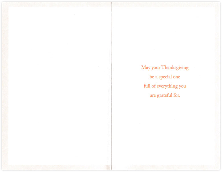 Wishing You A Happy Thanksgiving Card