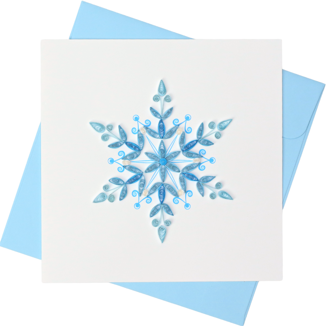 Snowflake Quilling Card