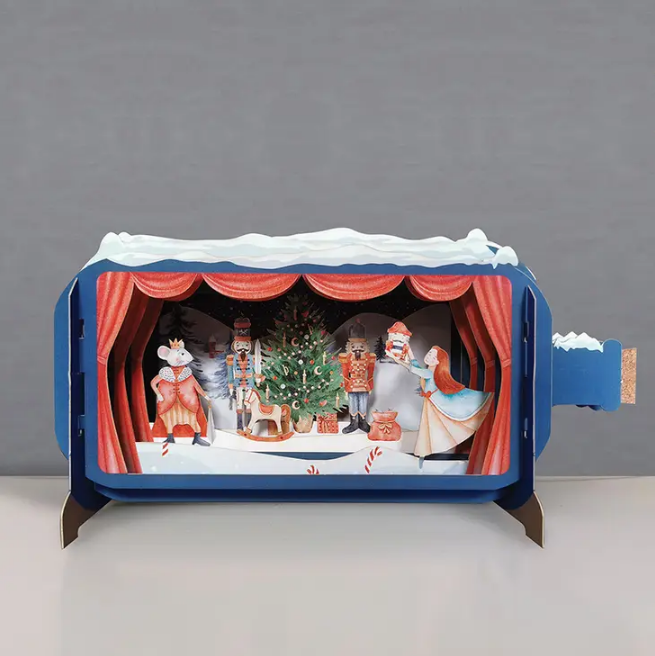 Message in a Bottle - The Nutcracker Pop-Up Card