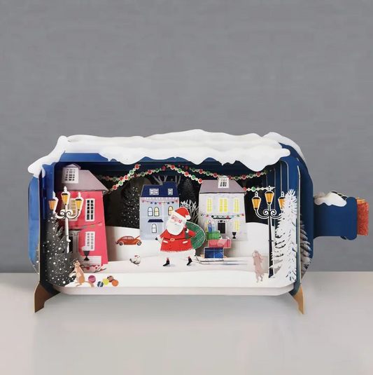 Message in a Bottle - Santa's Delivery Pop-Up Card